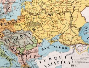 Imagen de como era antiguamente el Mar Negro de Rumanía 