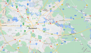 Te dejo un mapa de como se vería desde el espacio Bucarest, ciudad imponente. Blog Viajes Bucarest Información